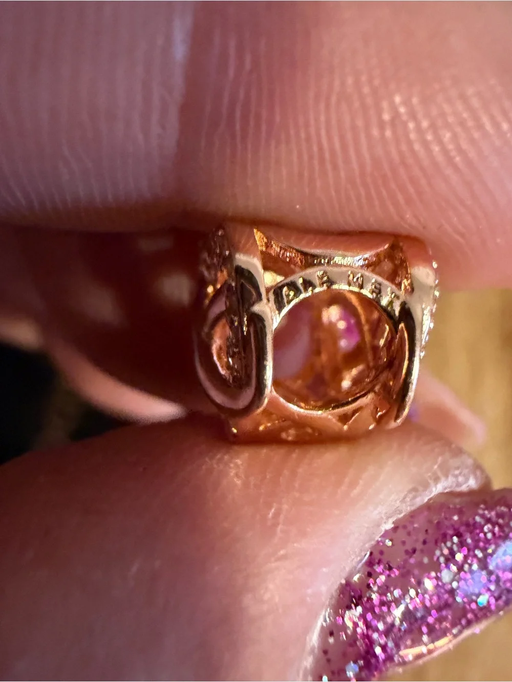 Pandora Rose Gold Heart Infinity Charm with Cubic Zirconia